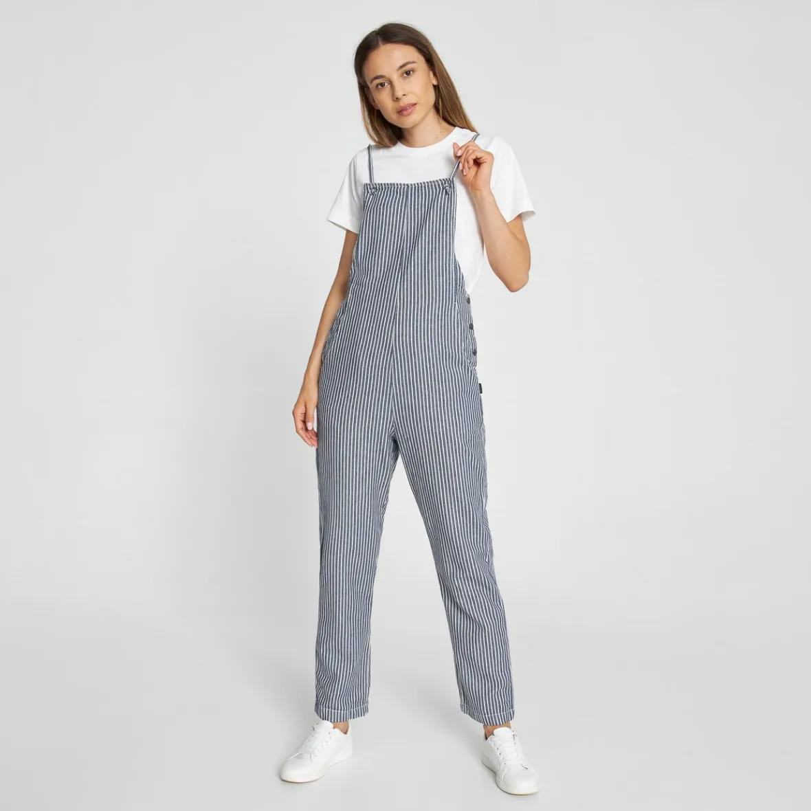 Cheap Jumpsuit Emmaboda Work Stripe Blue Women Outlet