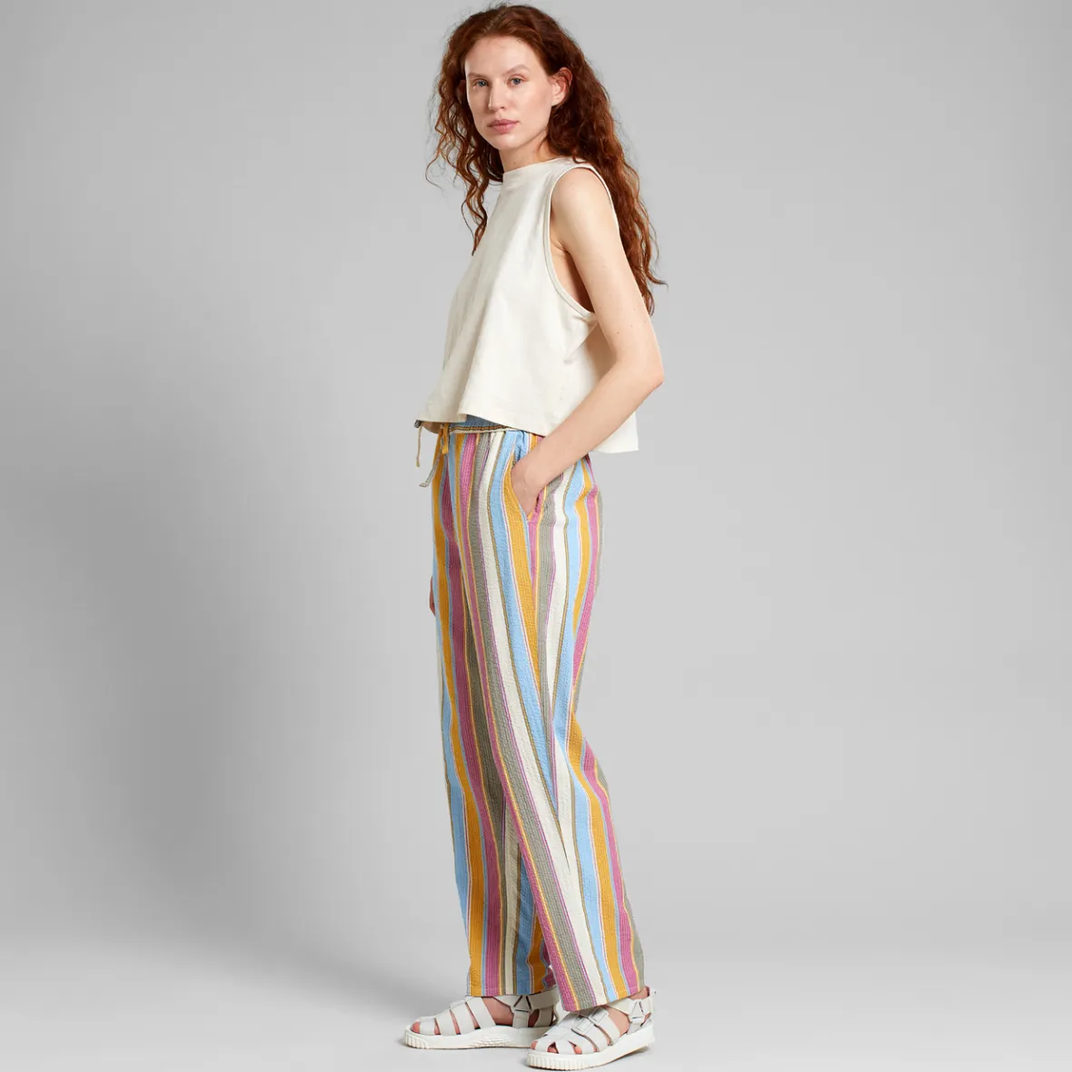 Best Pants Gimo Club Stripe Multi Color Women Outlet