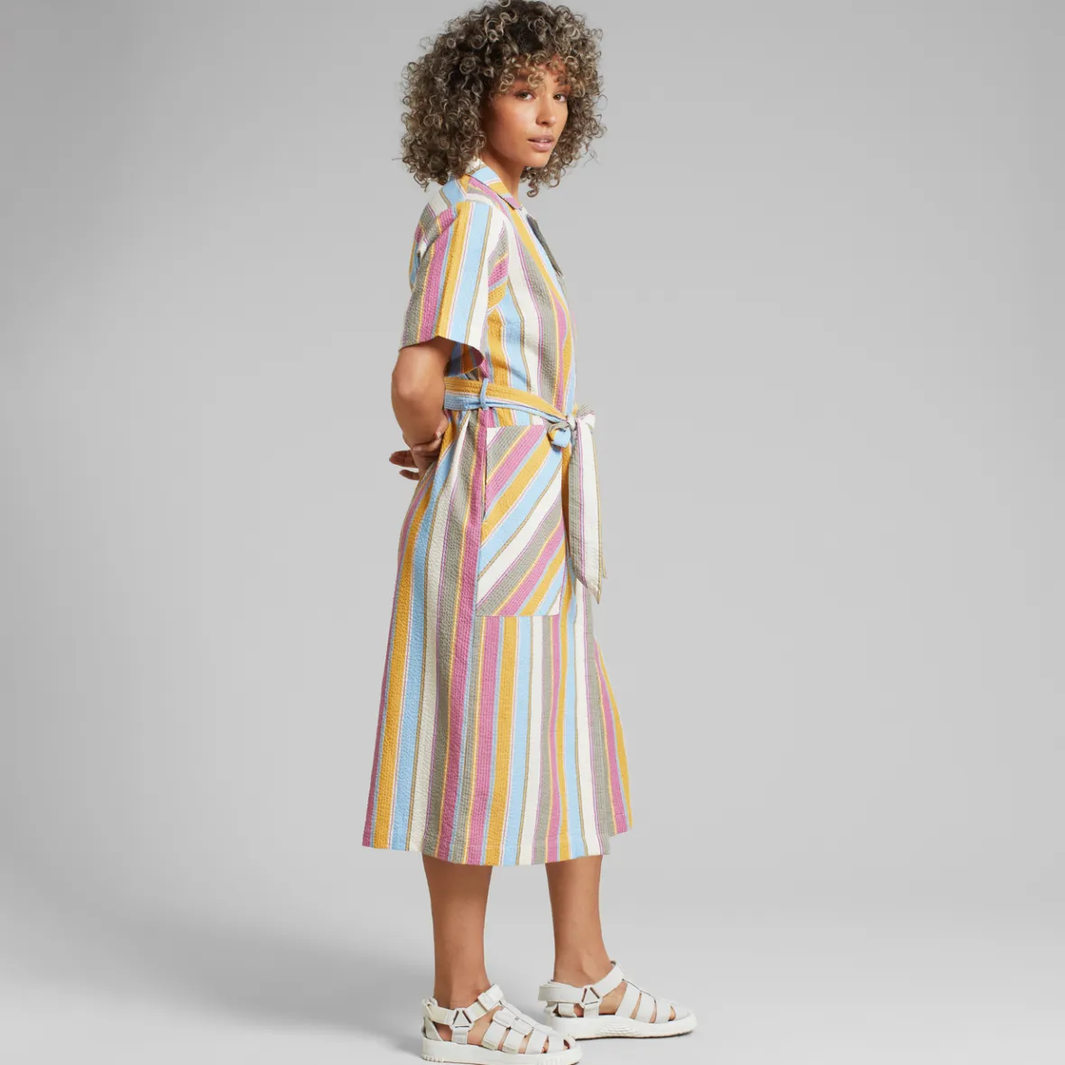 Cheap Shirt Dress Orrefors Club Stripe Multi Color Women Dresses