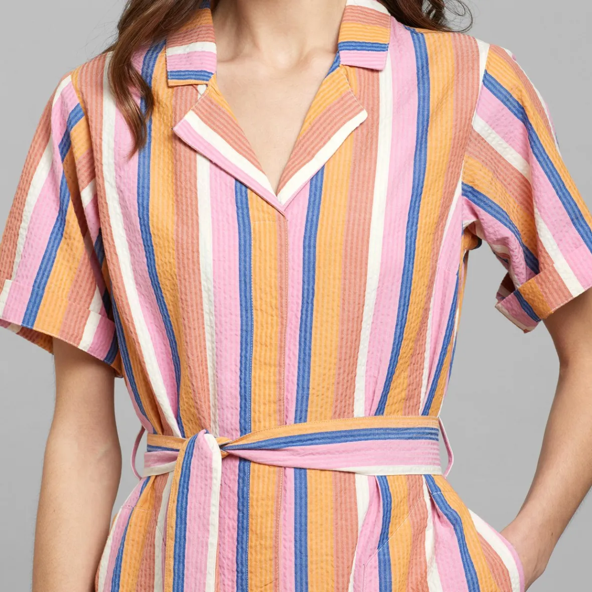 Shop Shirt Dress Orrefors Stripe Multi Color Women Outlet