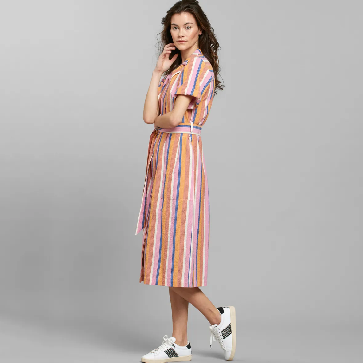 Shop Shirt Dress Orrefors Stripe Multi Color Women Outlet