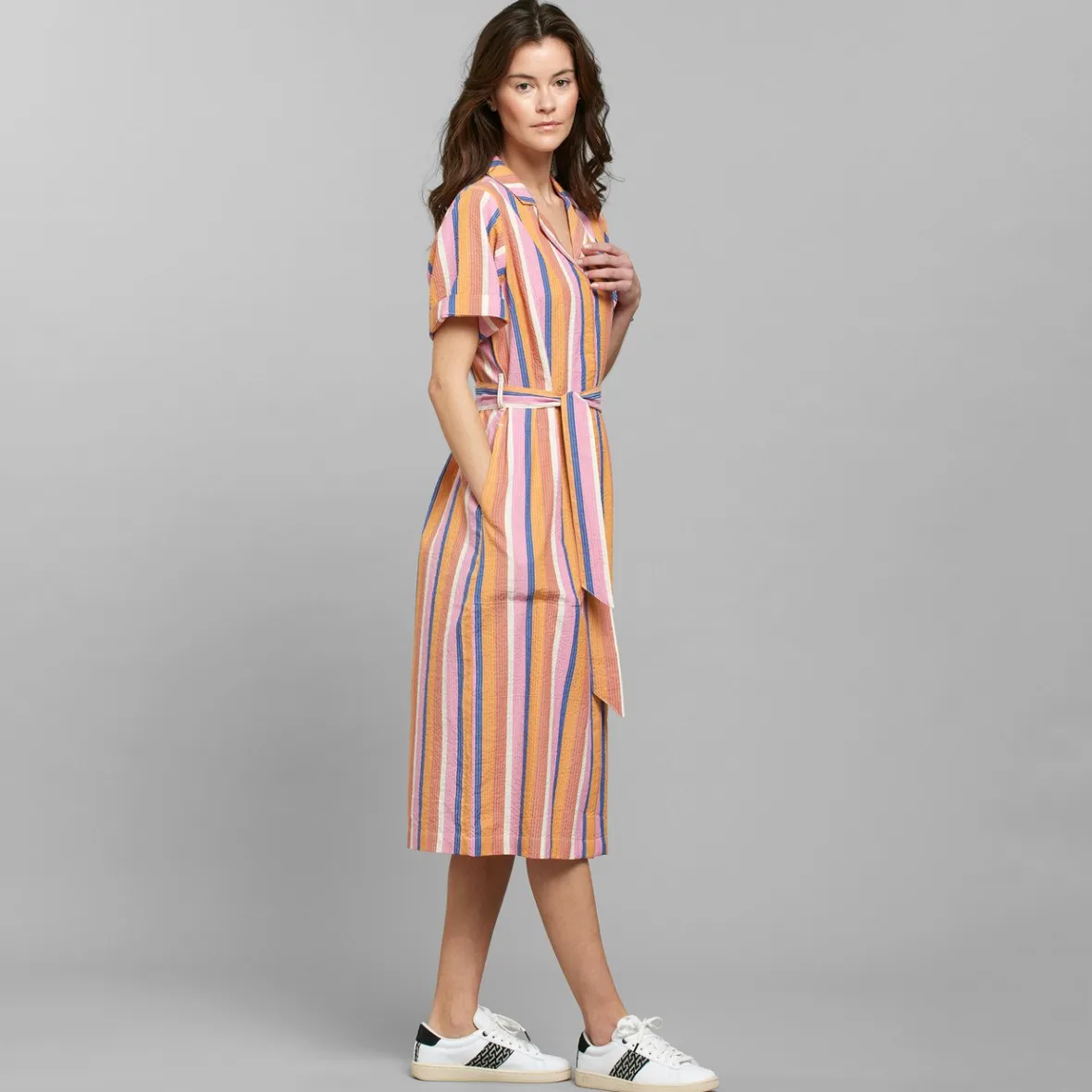 Shop Shirt Dress Orrefors Stripe Multi Color Women Outlet