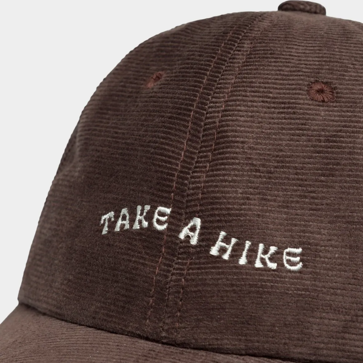 Outlet Soft Cap Slussen Corduroy Take A Hike Coffee Brown Women Caps