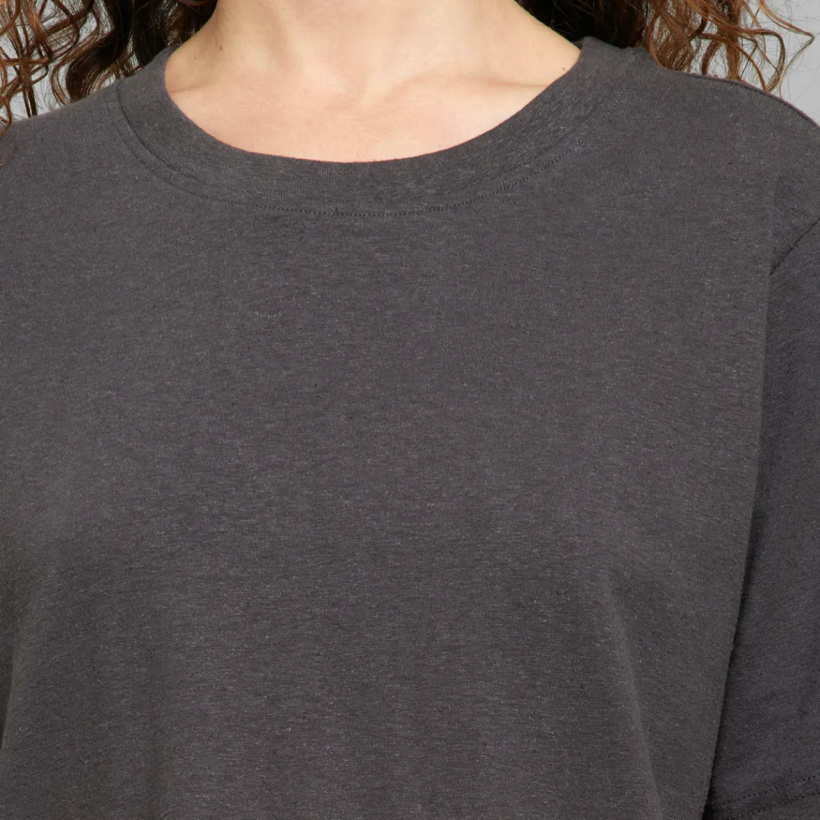Discount T-shirt Vadstena Charcoal Women Outlet